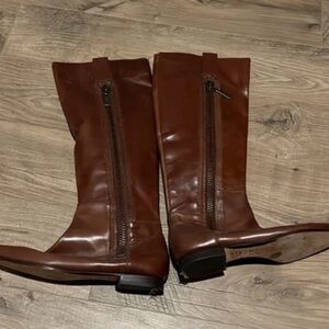 KORS Michael Kors Brown Leather Boots